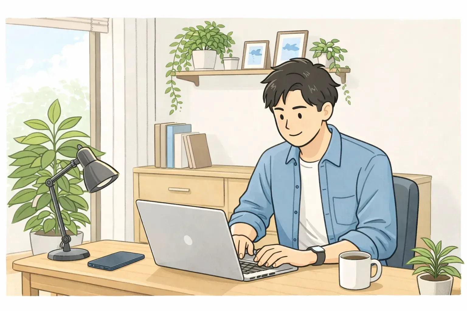ひとり社長のイメージイラスト