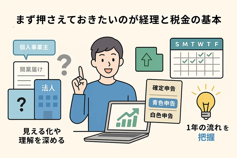 ミニマム起業における“経理と税金”の基本