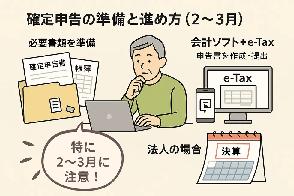 確定申告の準備と進め方