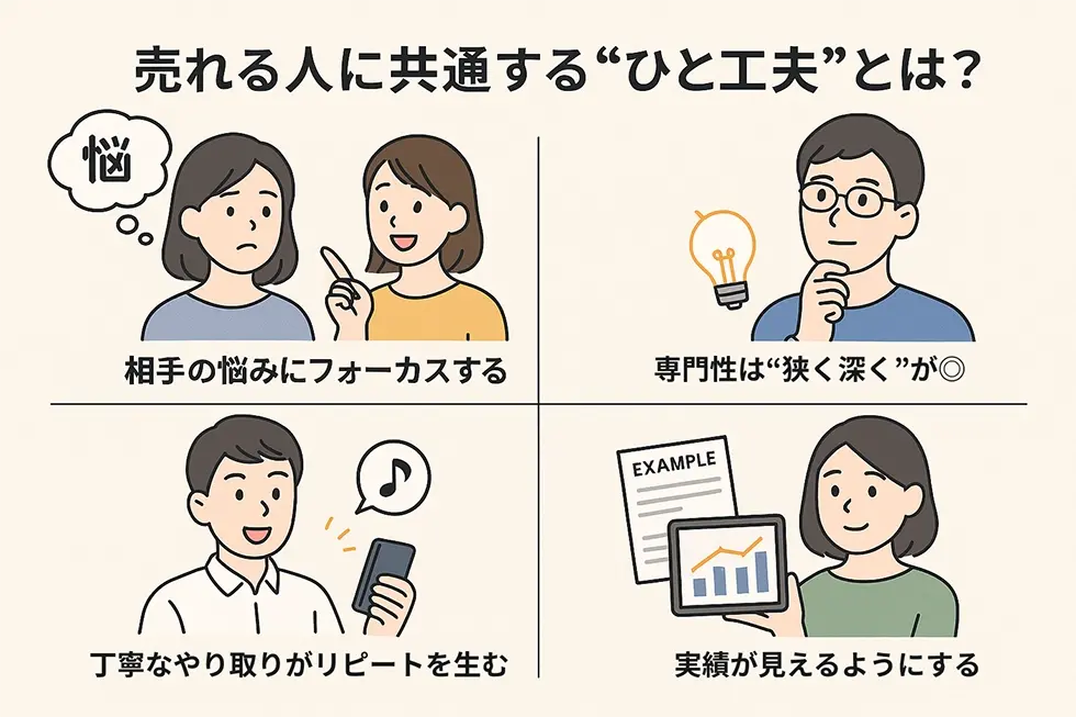 売れる人に共通する“ひと工夫”とは？