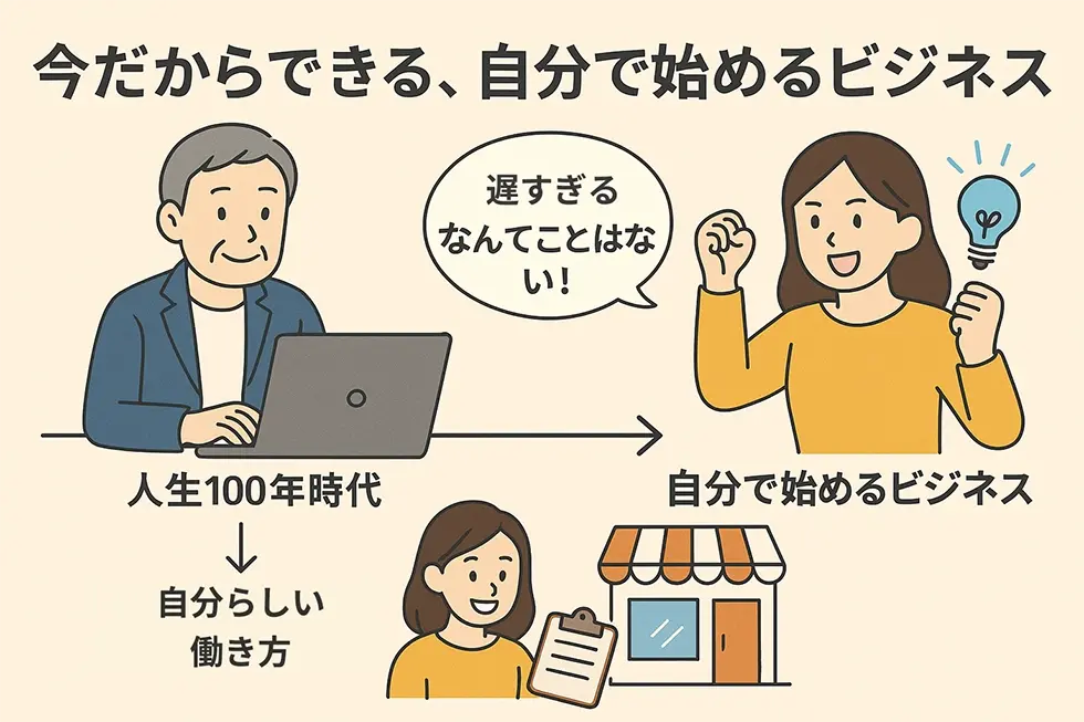 今だからできる、自分で始めるビジネス