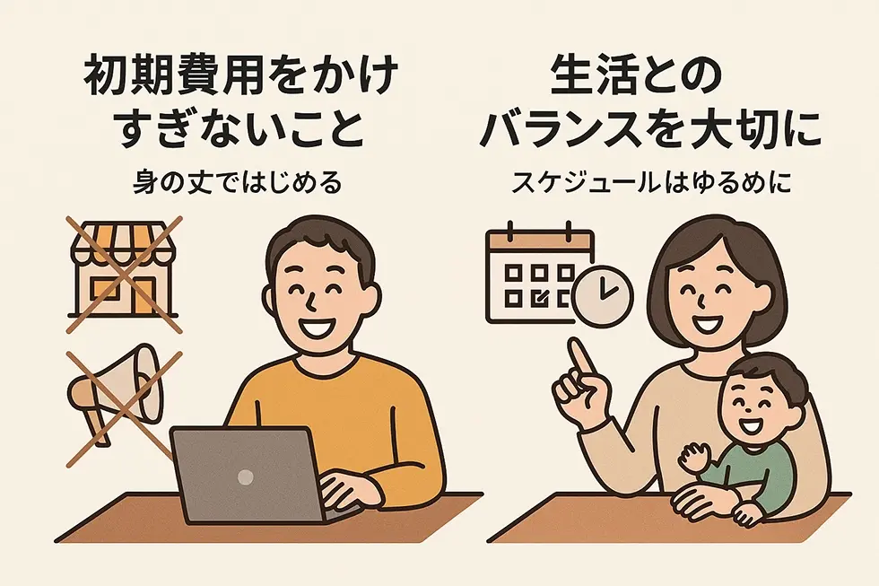 起業準備の特に気をつけたいポイント