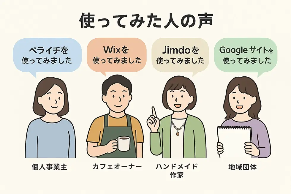 使ってみた人の声